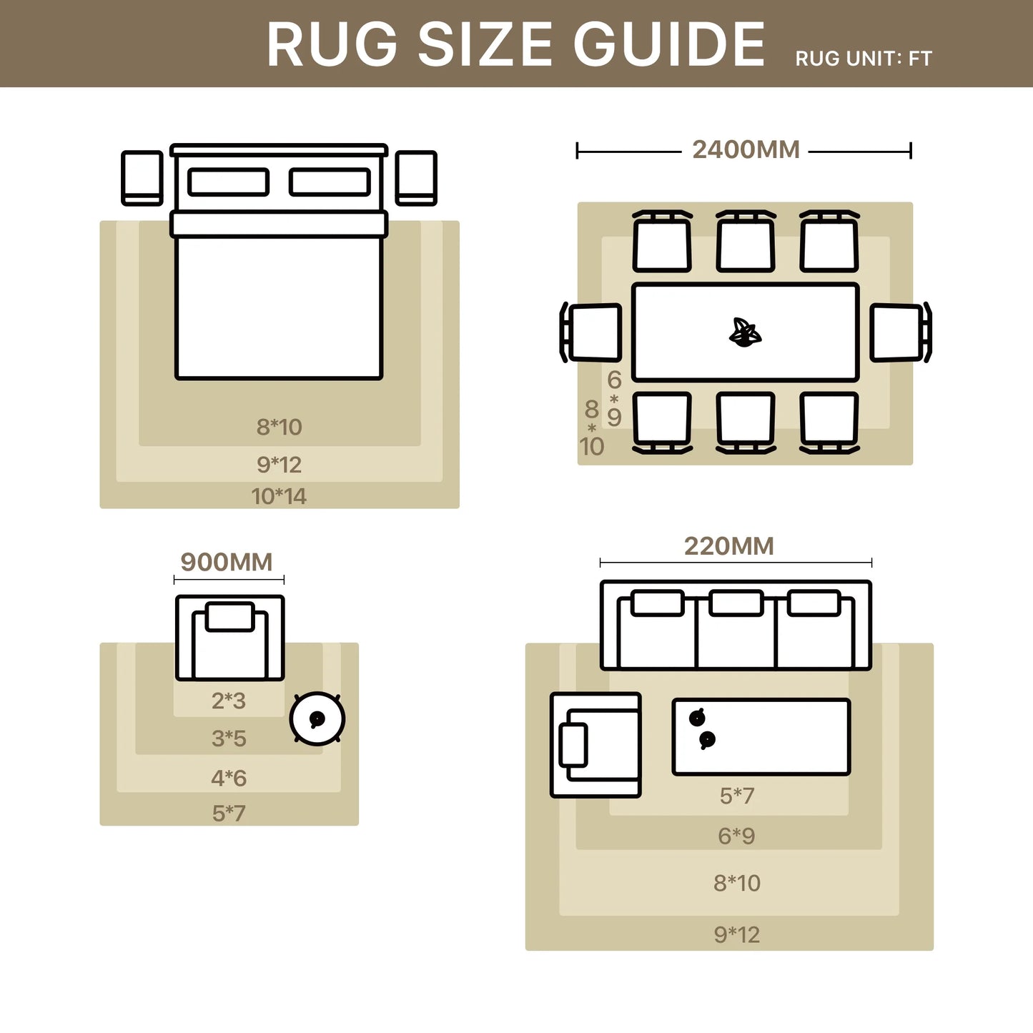 KUETH Area Rug 6'x9', Non Slip Machine Washable Indoor Large Rug, Low Pile Chenille Print Mat for Bedroom Dining Room Home Office Hall Large Area of Place, Gray