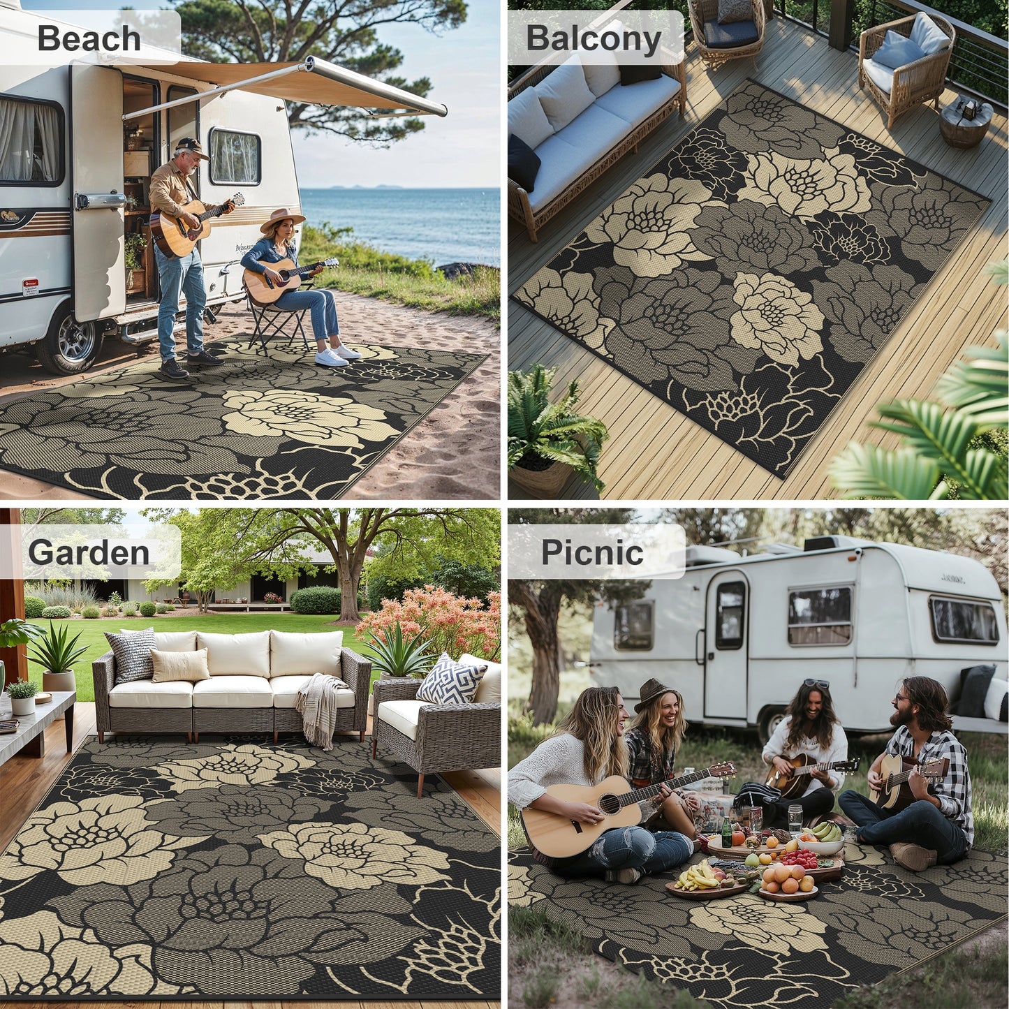 https://www.walmart.com/ip/KUETH-8-x-10-Outdoor-Rug-Plastic-Waterproof-Outside-Foldable-Flower-Mat-UV-Resistant-Patio-RV-Deck-Carpet-BLACK-BEIGE/18246812550