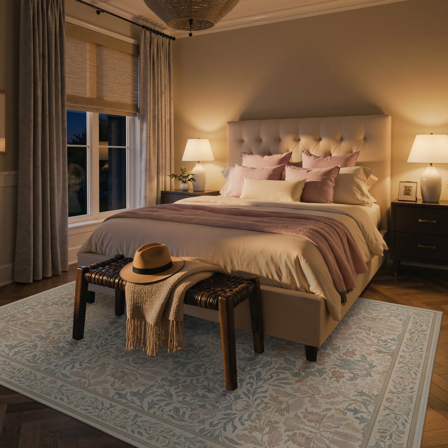 KUETH Area Rugs Machine Washable Rugs for Living Room, Non Slip Throw Rug with Rubber Backing, Rug for Entryway、Bedroom、Kitchen、Floor and Dining Room