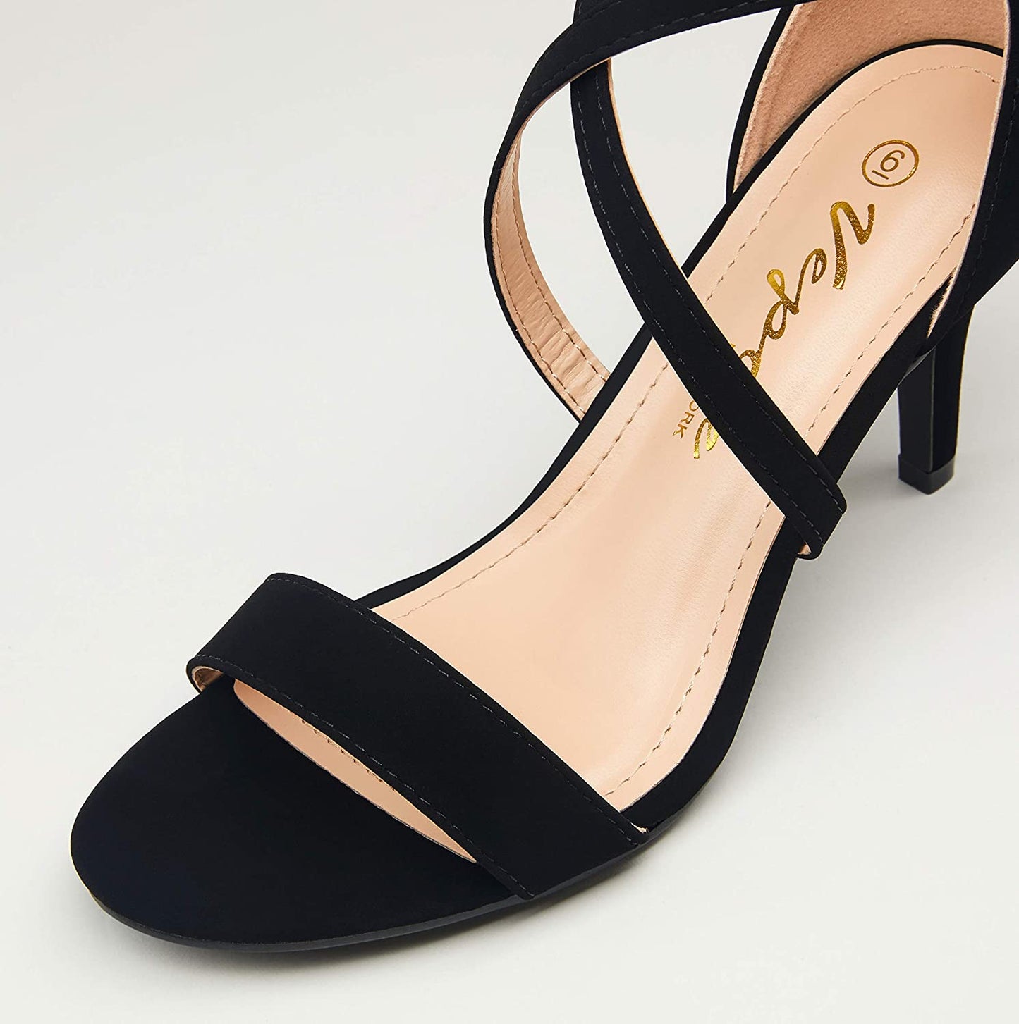 Women's Cross Straps Heeled Sandals | Vepose
