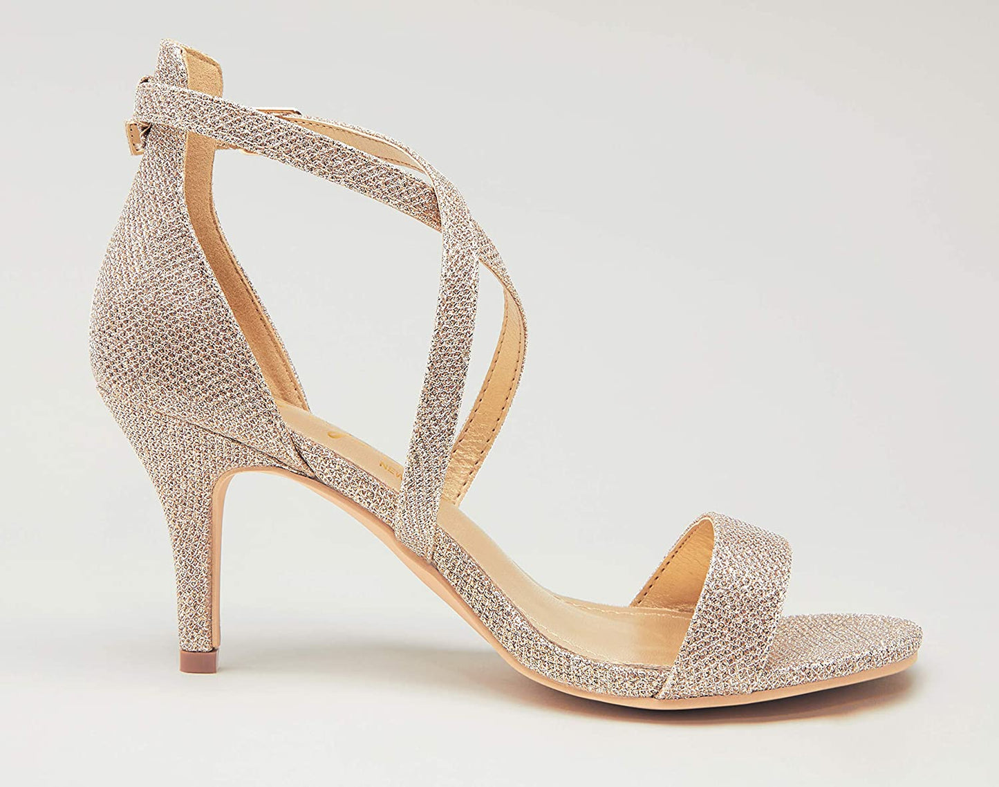 Women's Cross Straps Heeled Sandals | Vepose