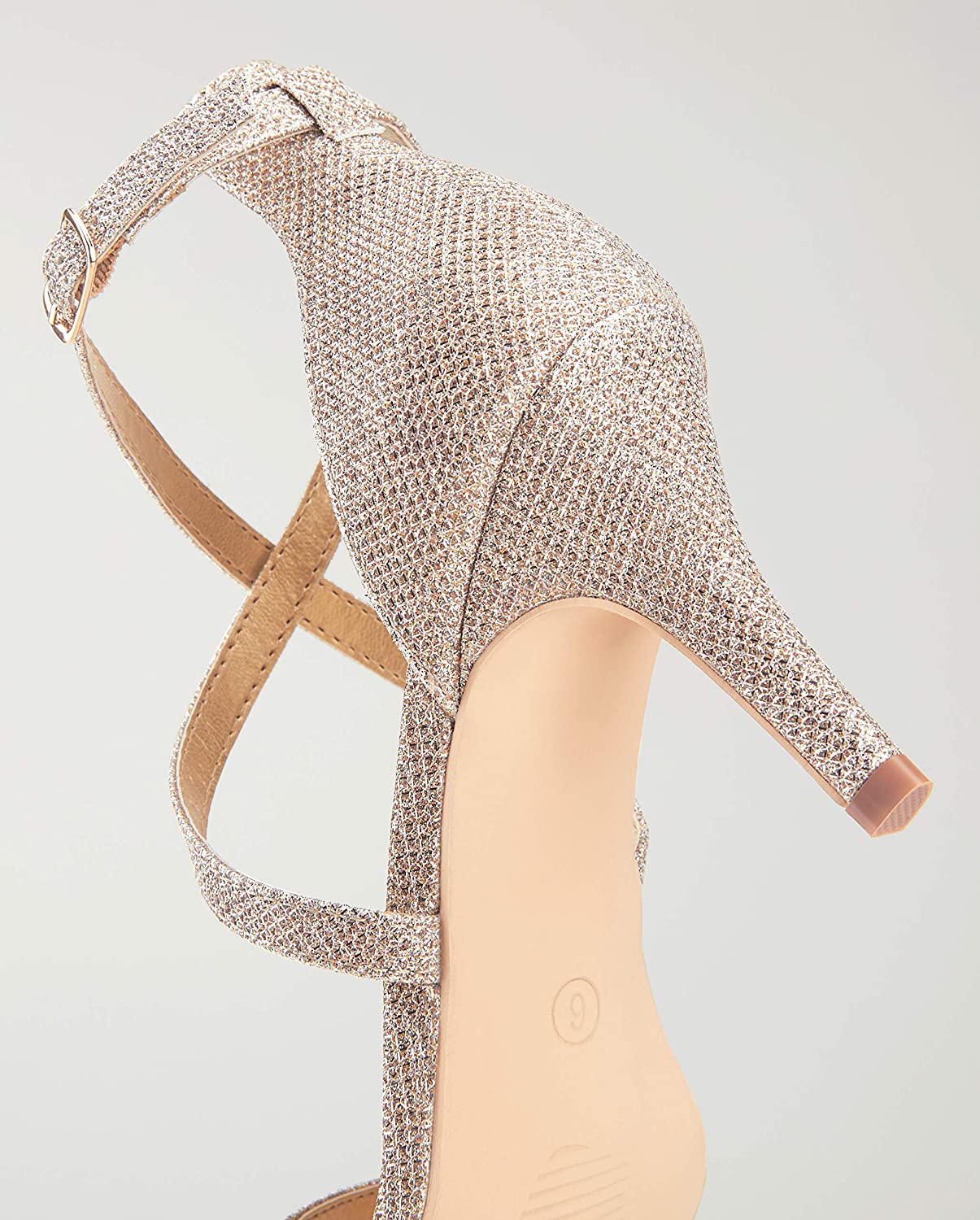 Women's Cross Straps Heeled Sandals | Vepose