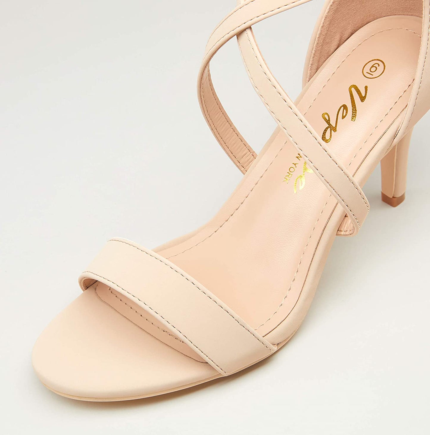 Women's Cross Straps Heeled Sandals | Vepose
