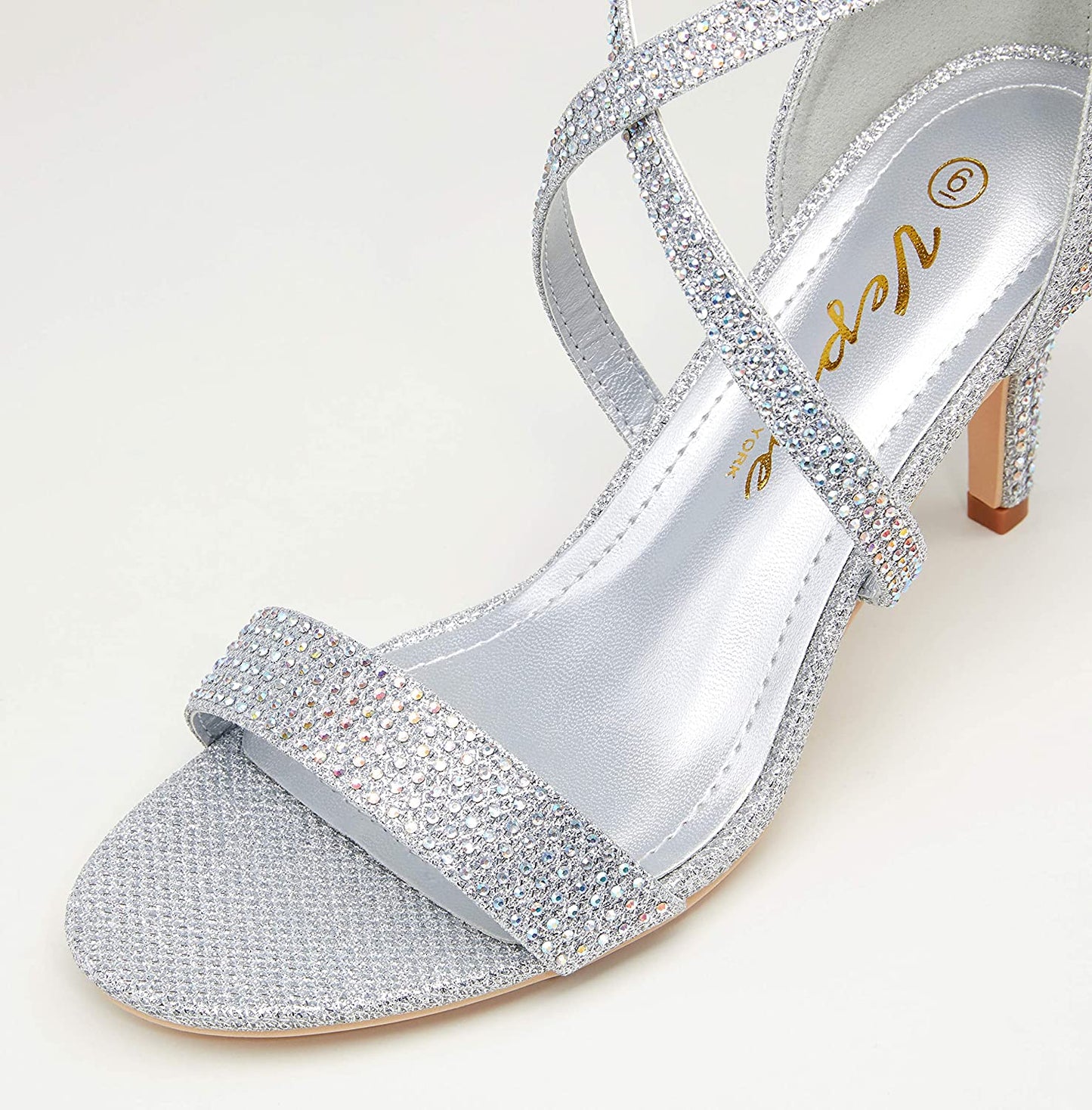 Women's Cross Straps Heeled Sandals | Vepose