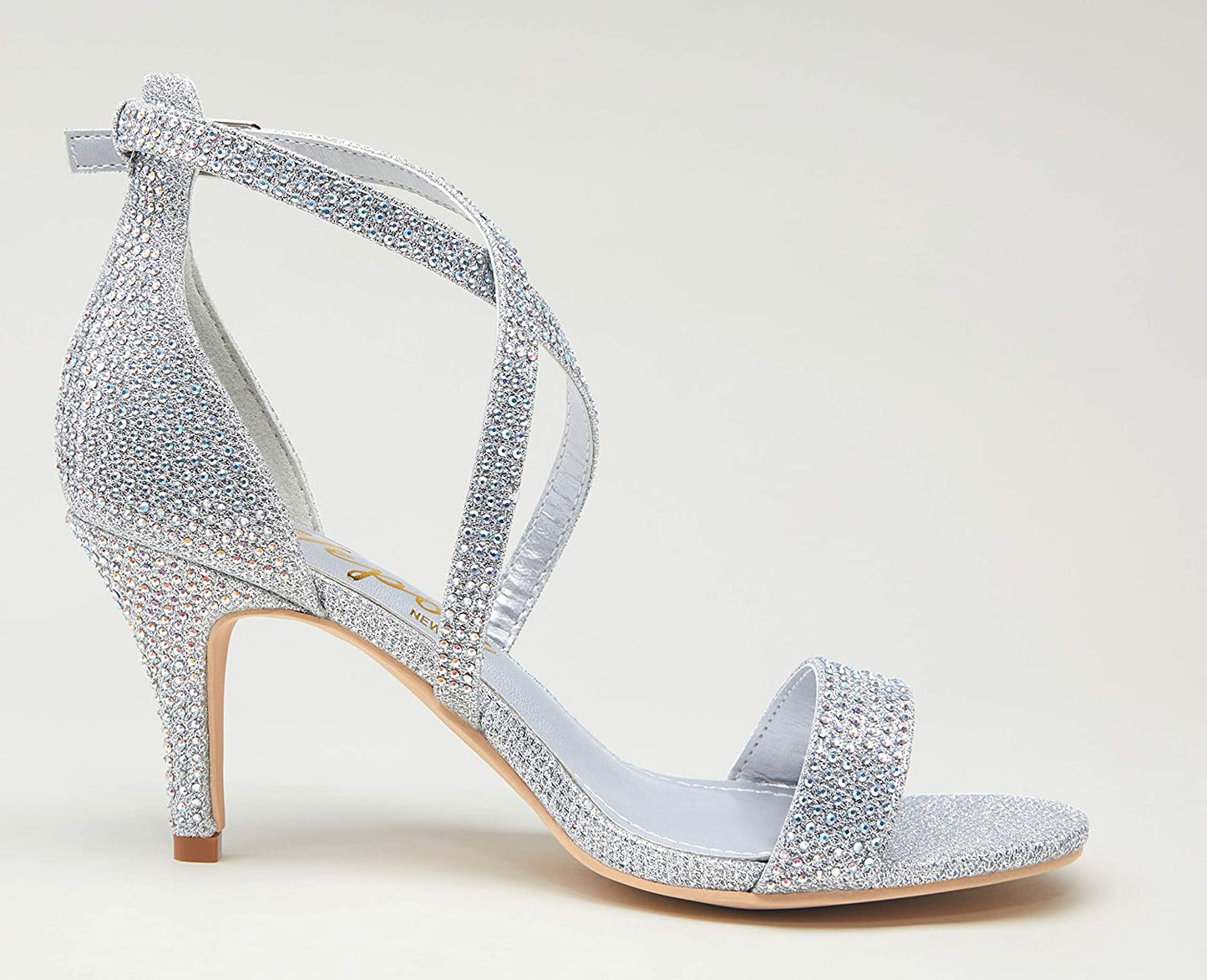 Women's Cross Straps Heeled Sandals | Vepose