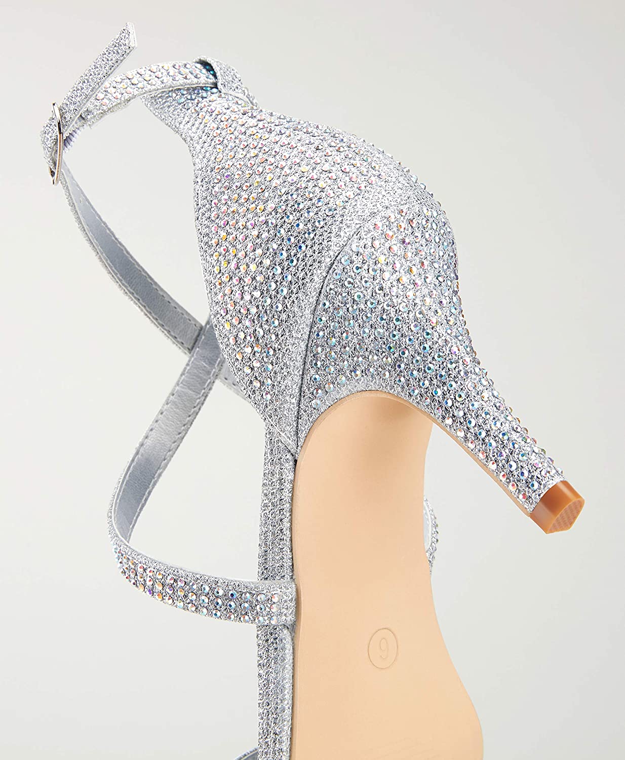 Women's Cross Straps Heeled Sandals | Vepose