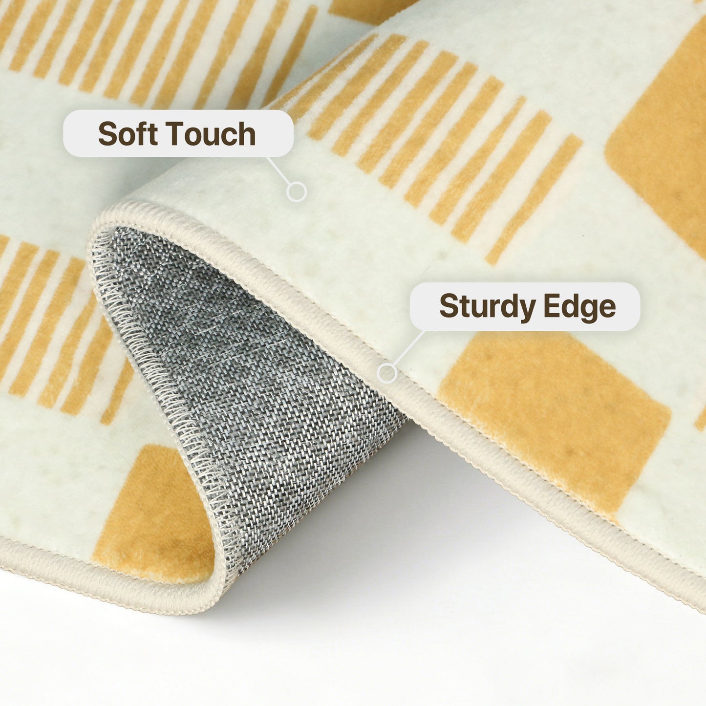 KUETH 5X7 Area Rugs Machine Washable Rugs for Living Room, Non Slip Throw Rug with Backing, Rug for Bedroom、Kitchen、Floor and Dining Room