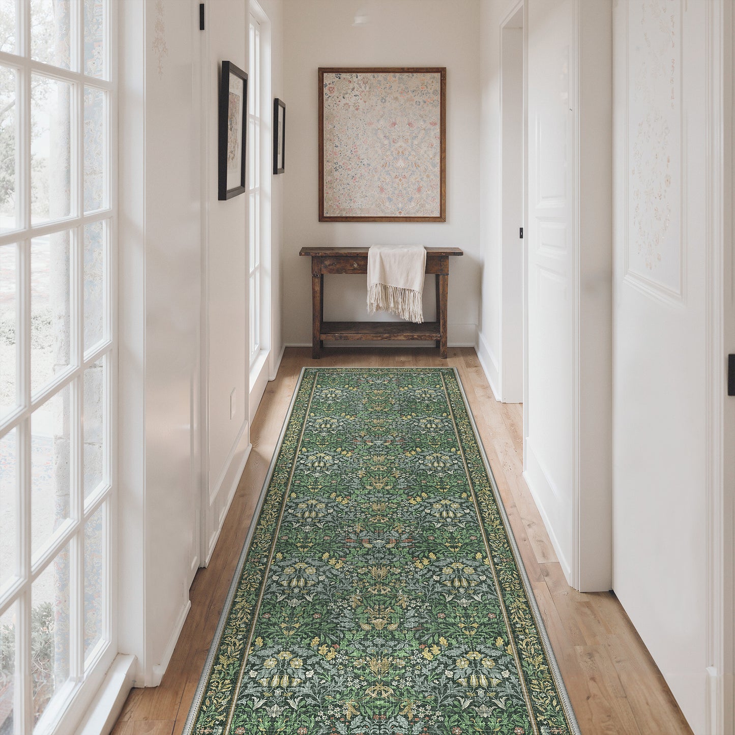 KUETH  Area Rugs Machine Washable Rugs for Living Room, Non Slip Throw Rug with Rubber Backing, Rug for Entryway、Bedroom、Kitchen、Floor and Dining Room