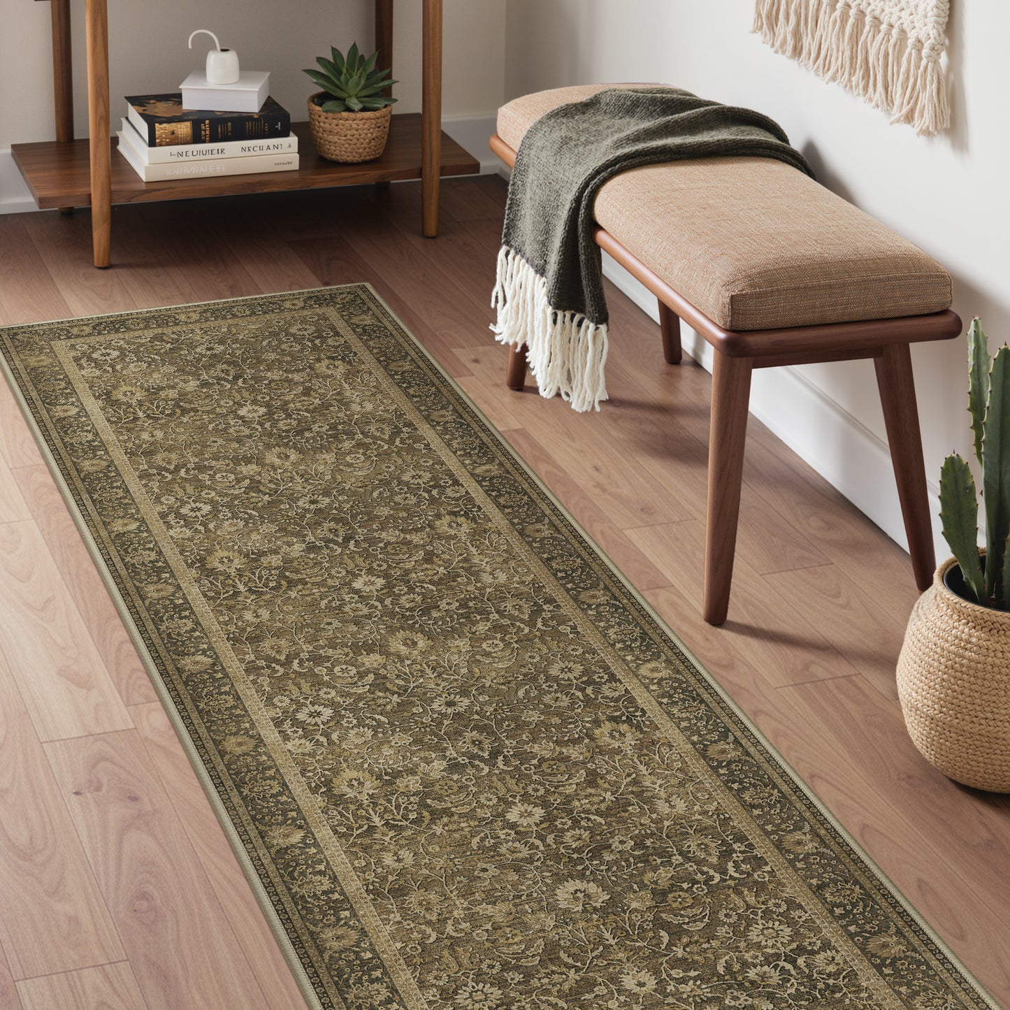 KUETH  Area Rugs Machine Washable Rugs for Living Room, Non Slip Throw Rug with Rubber Backing, Rug for Entryway、Bedroom、Kitchen、Floor and Dining Room