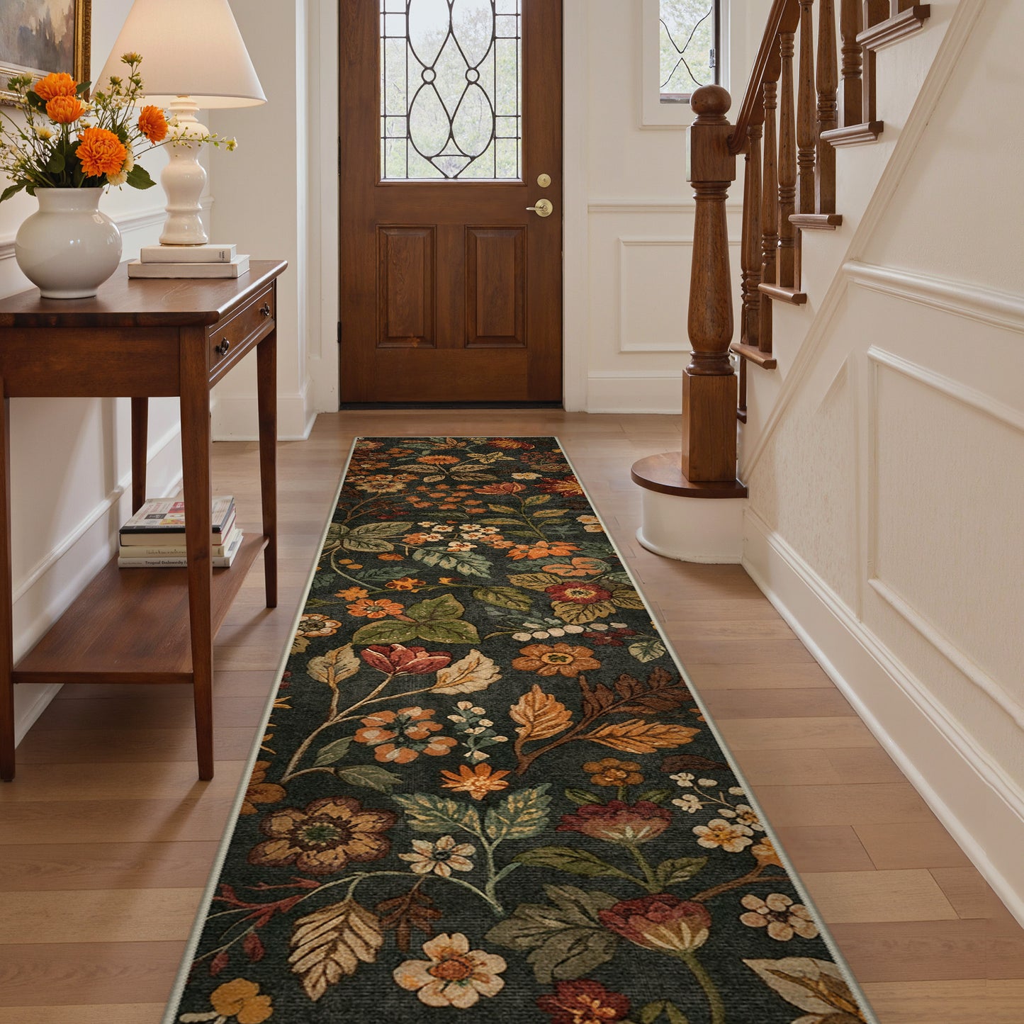 KUETH  Area Rugs Machine Washable Rugs for Living Room, Non Slip Throw Rug with Rubber Backing, Rug for Entryway、Bedroom、Kitchen、Floor and Dining Room