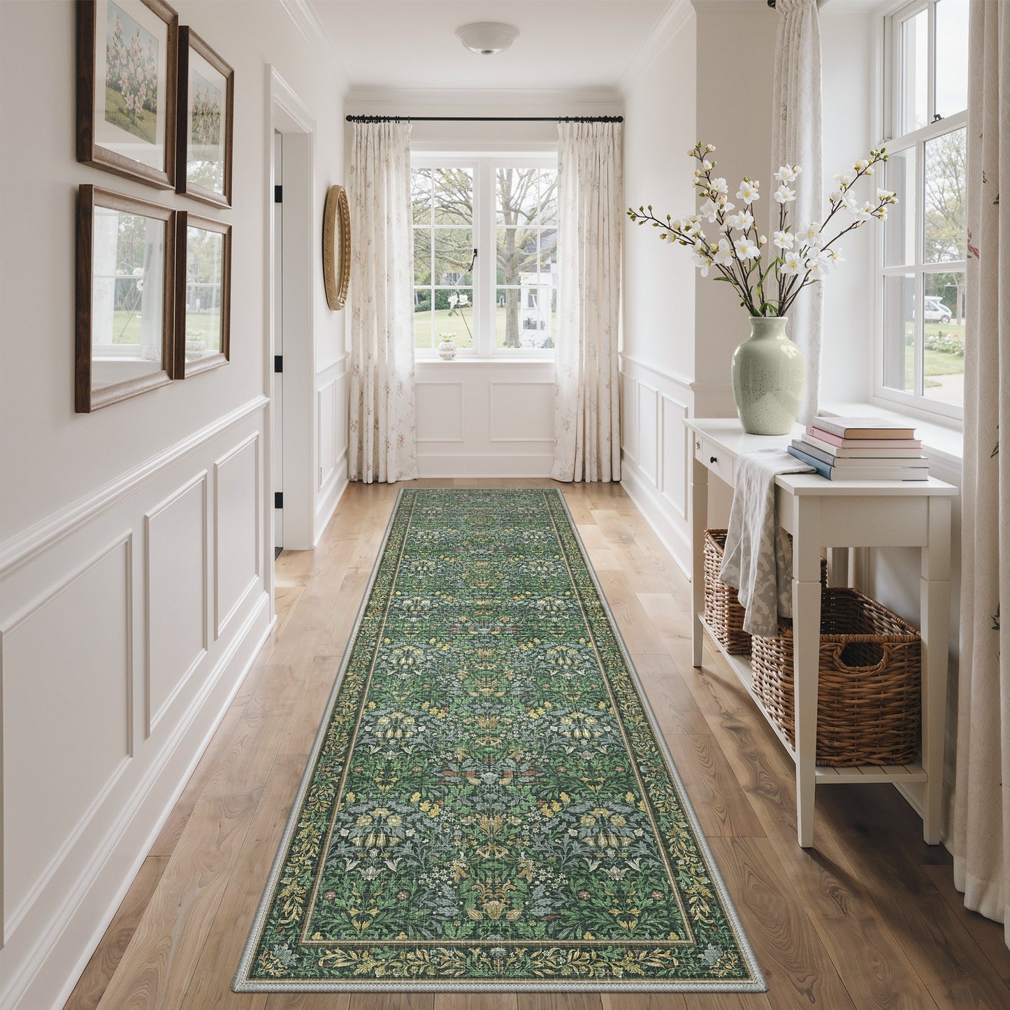 KUETH  Area Rugs Machine Washable Rugs for Living Room, Non Slip Throw Rug with Rubber Backing, Rug for Entryway、Bedroom、Kitchen、Floor and Dining Room