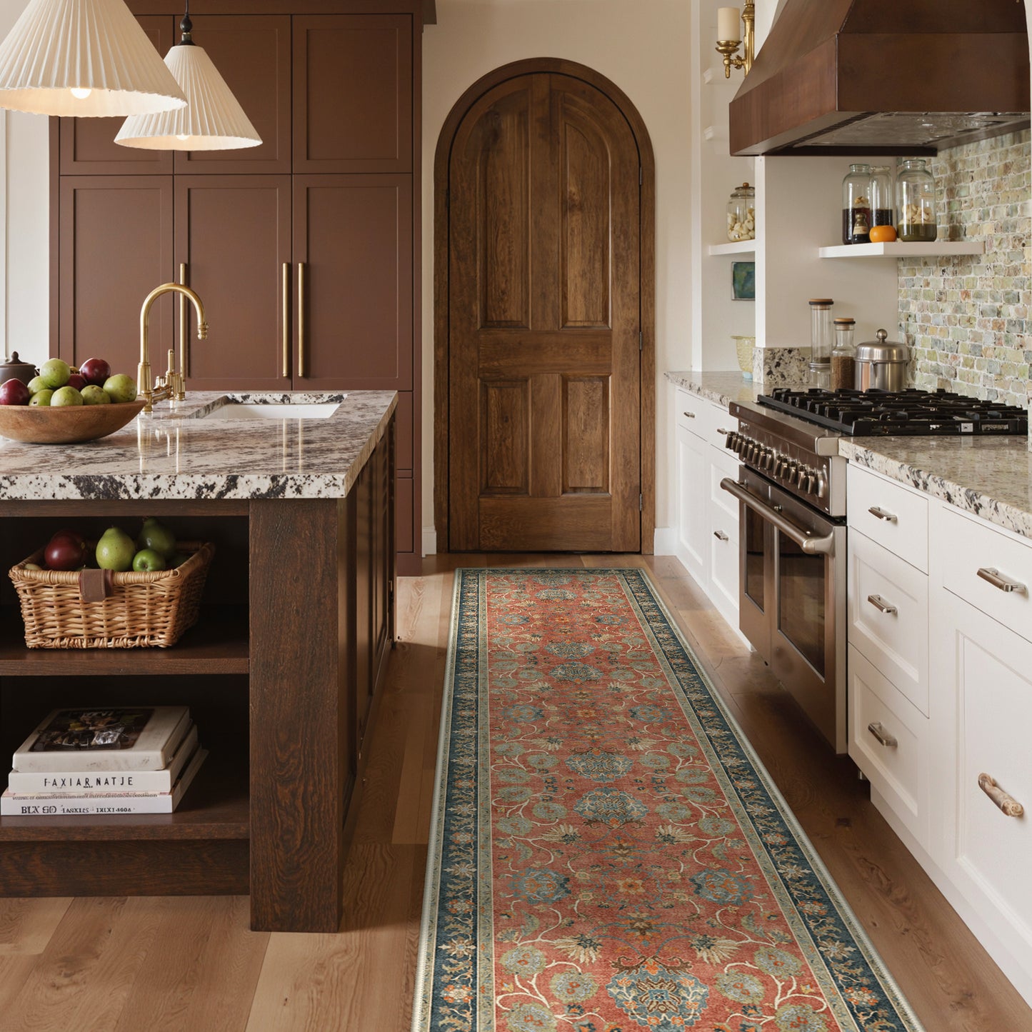 KUETH  Area Rugs Machine Washable Rugs for Living Room, Non Slip Throw Rug with Rubber Backing, Rug for Entryway、Bedroom、Kitchen、Floor and Dining Room