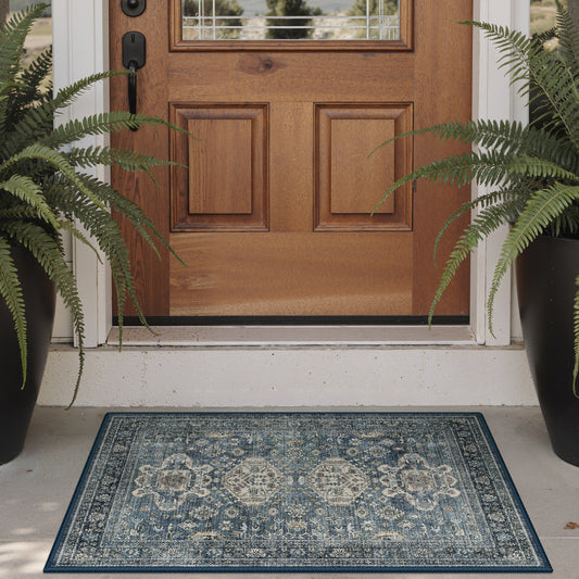 KUETH  Area Rugs Machine Washable Rugs for Living Room, Non Slip Throw Rug with Rubber Backing, Rug for Entryway、Bedroom、Kitchen、Floor and Dining Room