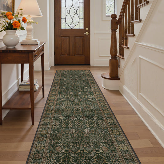 KUETH  Area Rugs Machine Washable Rugs for Living Room, Non Slip Throw Rug with Rubber Backing, Rug for Entryway、Bedroom、Kitchen、Floor and Dining Room