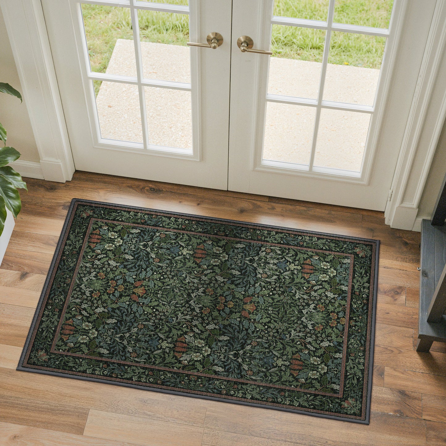 KUETH  Area Rugs Machine Washable Rugs for Living Room, Non Slip Throw Rug with Rubber Backing, Rug for Entryway、Bedroom、Kitchen、Floor and Dining Room