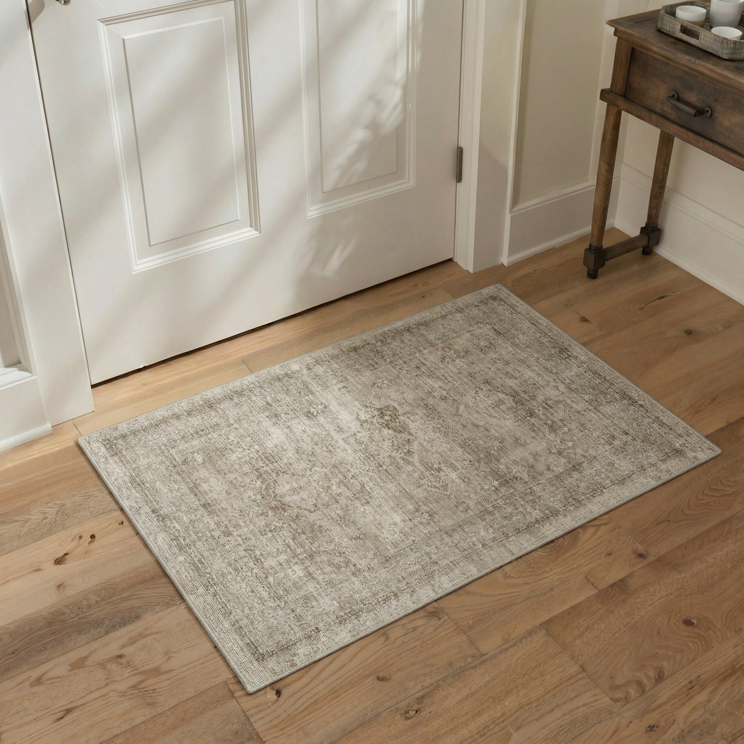 KUETH  Area Rugs Machine Washable Rugs for Living Room, Non Slip Throw Rug with Rubber Backing, Rug for Entryway、Bedroom、Kitchen、Floor and Dining Room