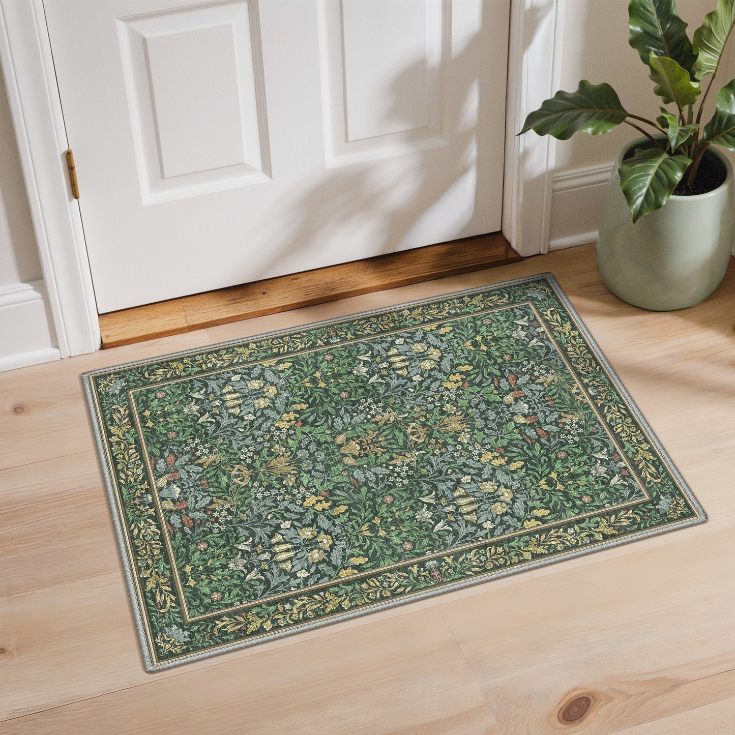 KUETH  Area Rugs Machine Washable Rugs for Living Room, Non Slip Throw Rug with Rubber Backing, Rug for Entryway、Bedroom、Kitchen、Floor and Dining Room