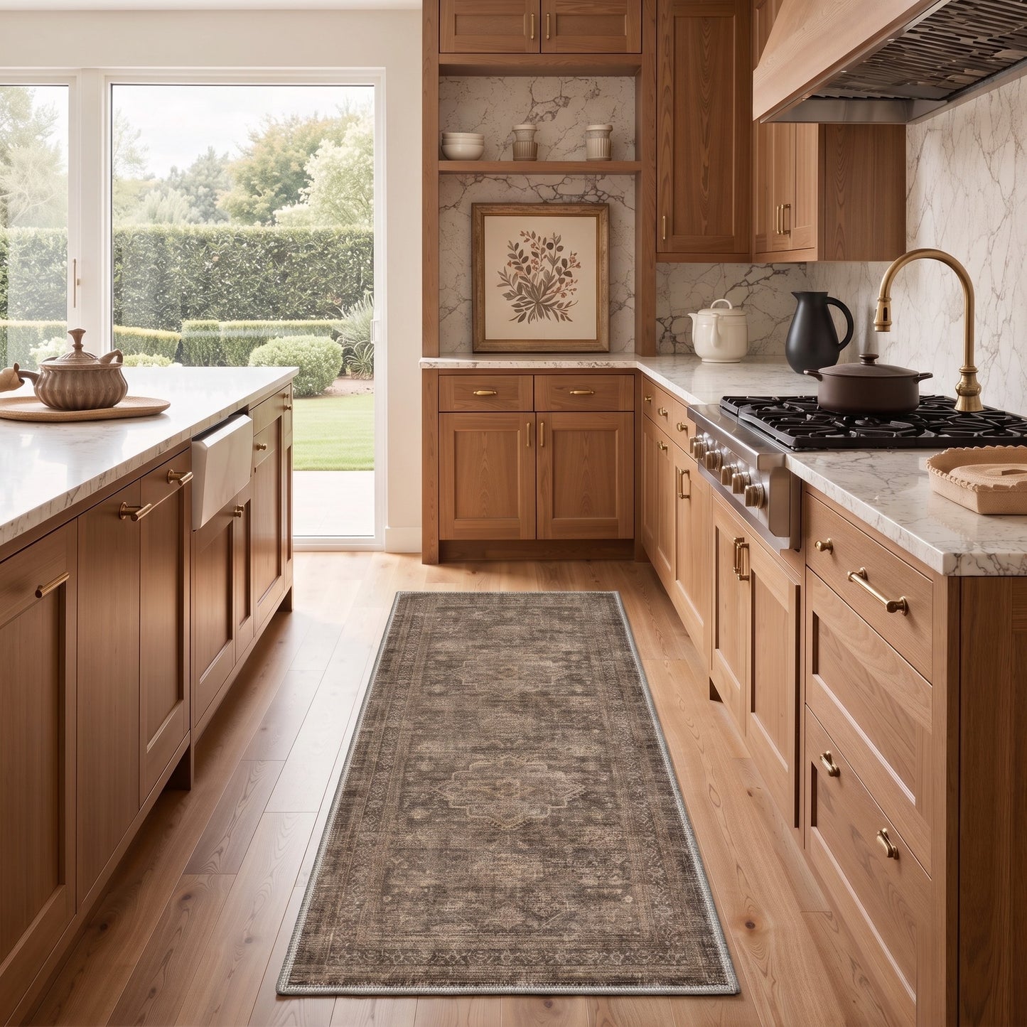 KUETH  Area Rugs Machine Washable Rugs for Living Room, Non Slip Throw Rug with Rubber Backing, Rug for Entryway、Bedroom、Kitchen、Floor and Dining Room