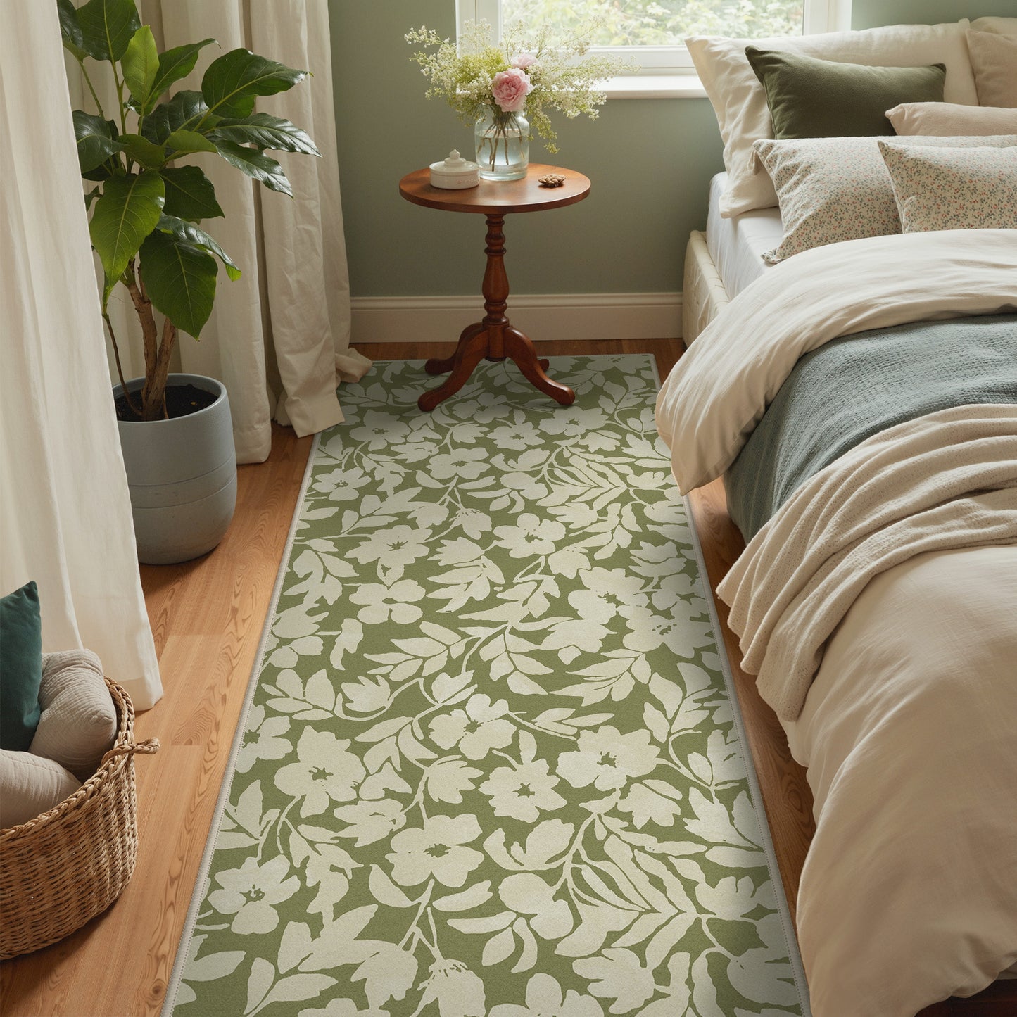 KUETH  Area Rugs Machine Washable Rugs for Living Room, Non Slip Throw Rug with Rubber Backing, Rug for Entryway、Bedroom、Kitchen、Floor and Dining Room
