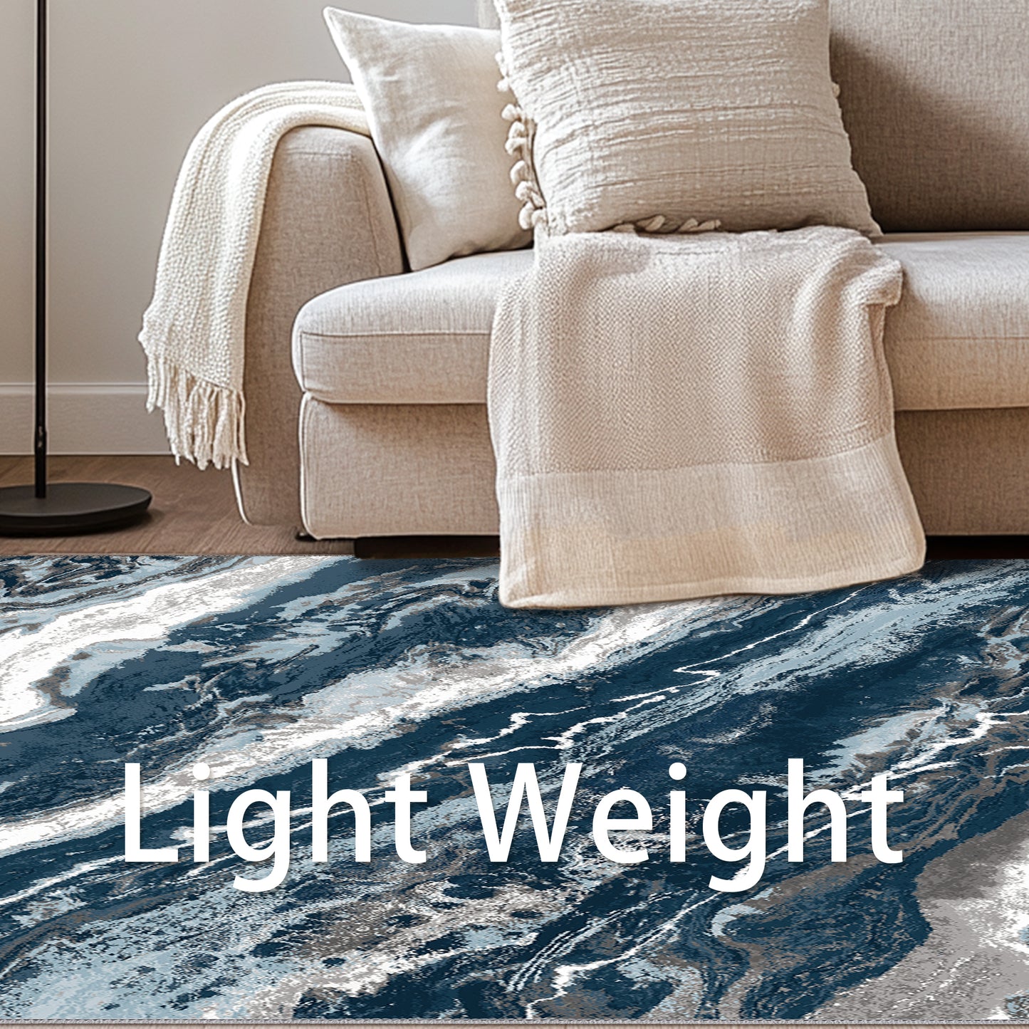 KUETH Area Rugs for Bedroom 5x7 Abstract Machine Washable Vintage Rugs Distressed Modern Print Throw Rug for Living Room Aesthetic, Non Slip Carpet with Gripper
