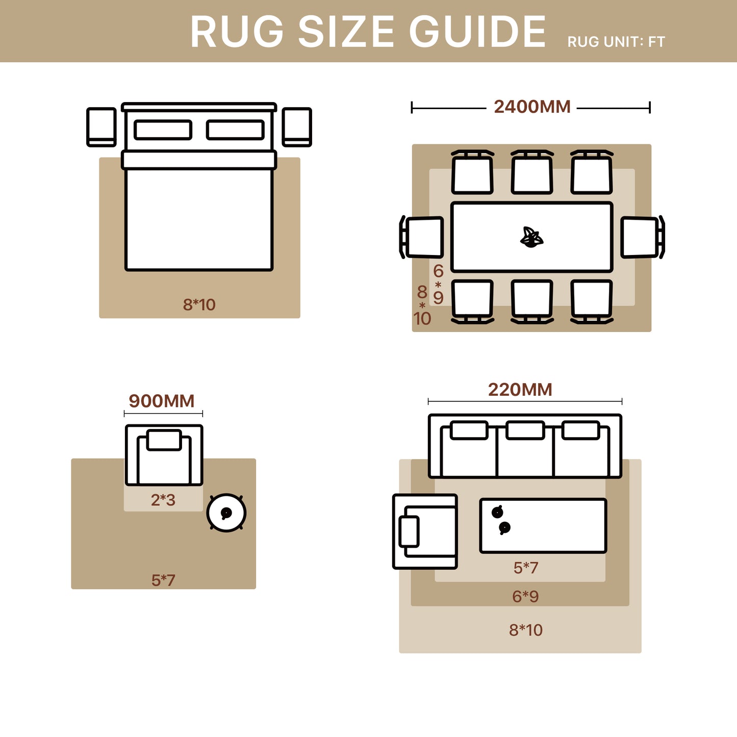 KUETH 5x7 Panthera Area Rugs Machine Washable Rugs for Living Room, Non Slip Flat Pile Rug with Rubber Backing, Modern Rug for Entryway Bedroom Dining Room Home Office