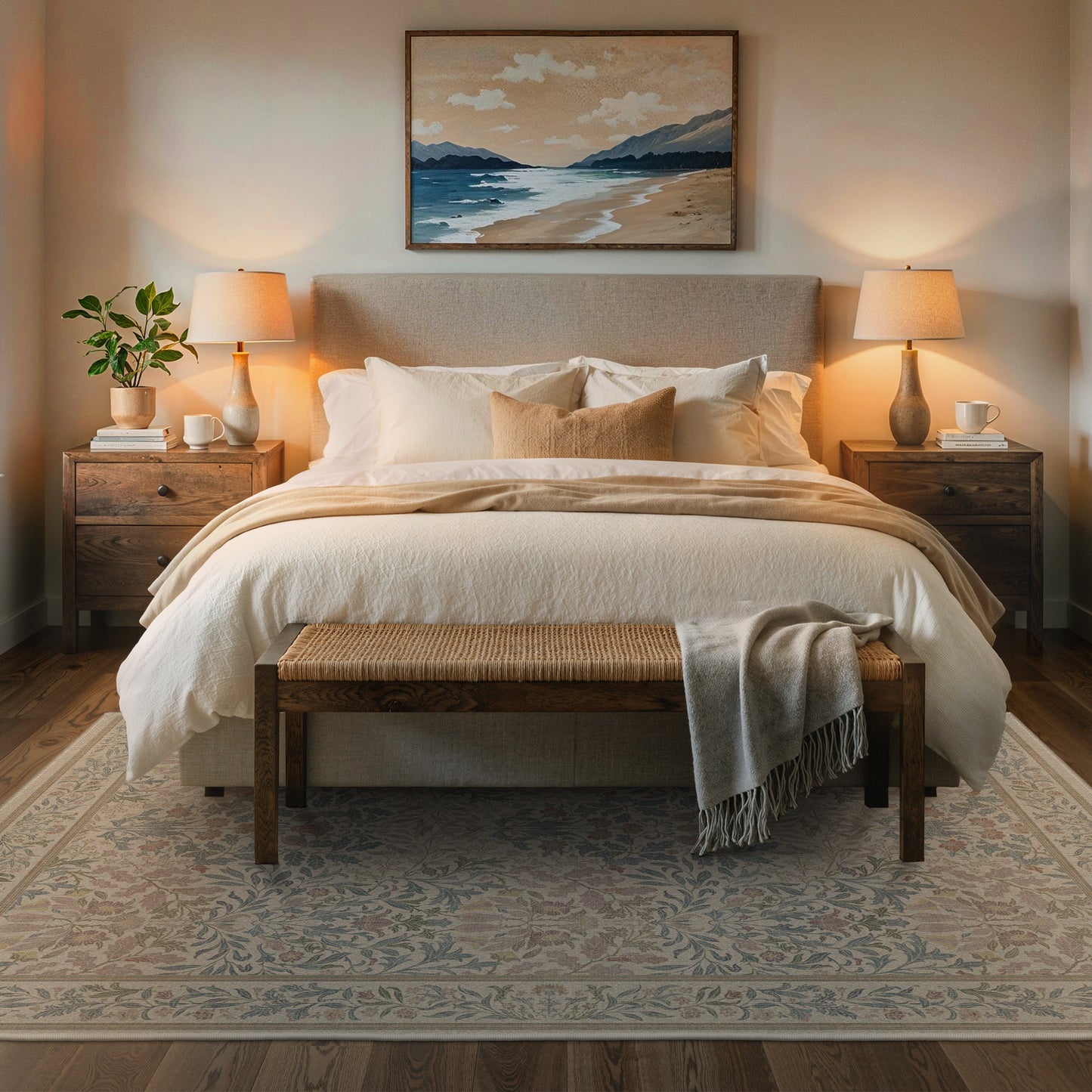 KUETH  Area Rugs Machine Washable Rugs for Living Room, Non Slip Throw Rug with Rubber Backing, Rug for Entryway、Bedroom、Kitchen、Floor and Dining Room