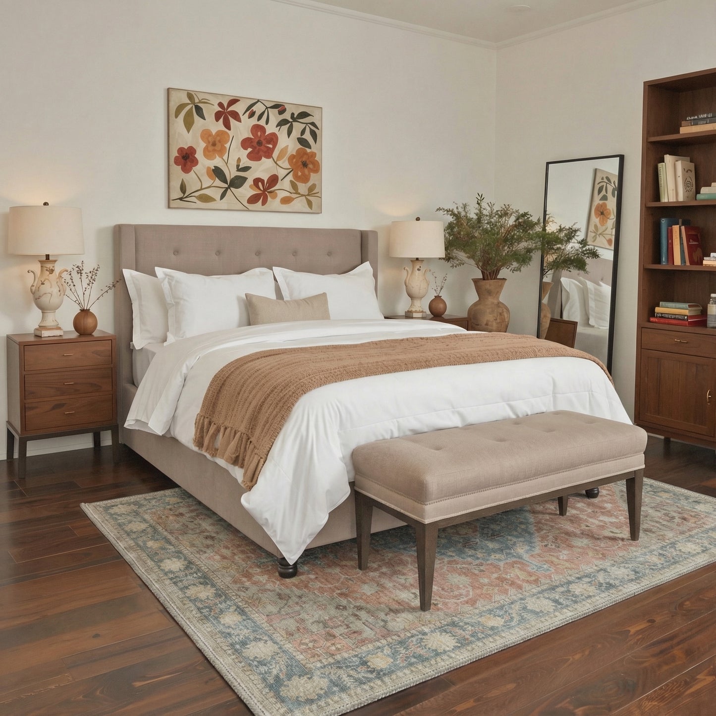 KUETH  Area Rugs Machine Washable Rugs for Living Room, Non Slip Throw Rug with Rubber Backing, Rug for Entryway、Bedroom、Kitchen、Floor and Dining Room