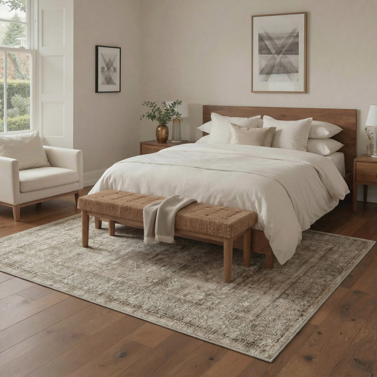 KUETH  Area Rugs Machine Washable Rugs for Living Room, Non Slip Throw Rug with Rubber Backing, Rug for Entryway、Bedroom、Kitchen、Floor and Dining Room