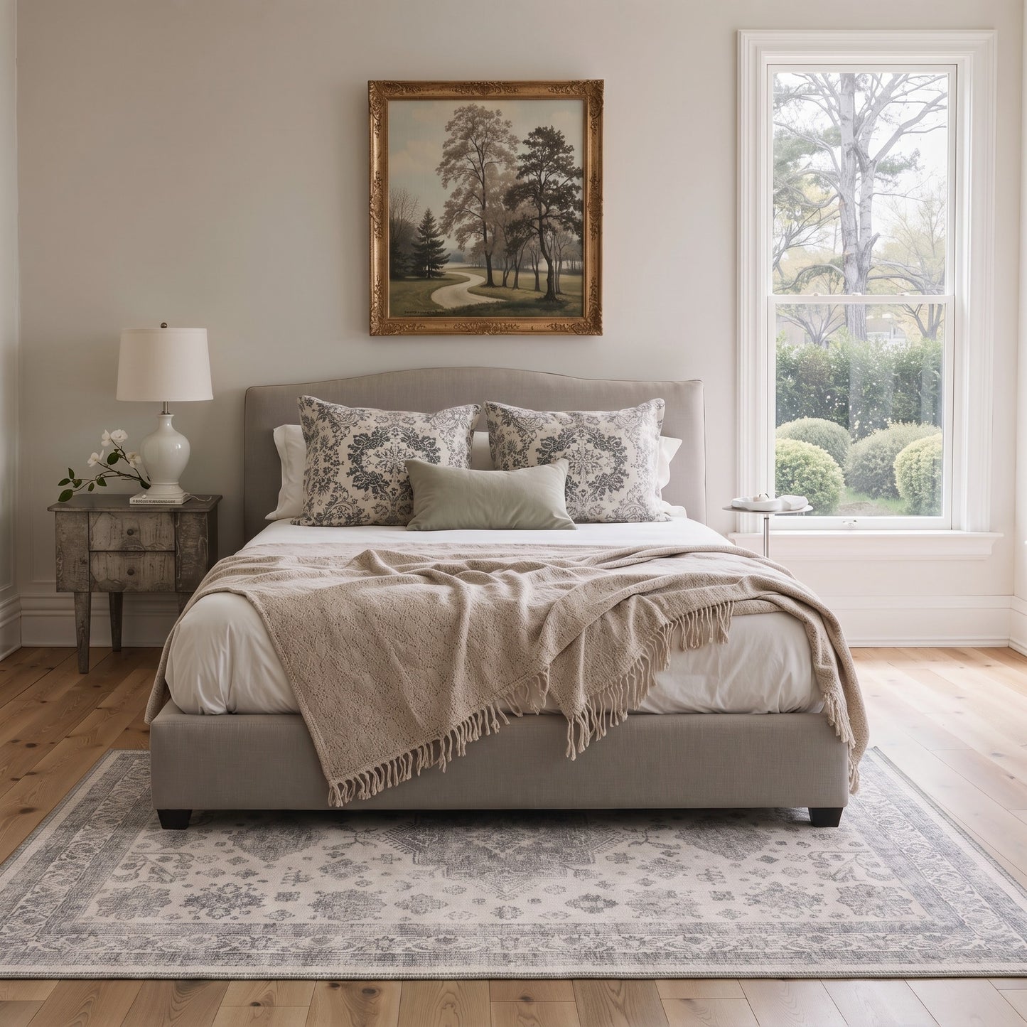 KUETH  Area Rugs Machine Washable Rugs for Living Room, Non Slip Throw Rug with Rubber Backing, Rug for Entryway、Bedroom、Kitchen、Floor and Dining Room