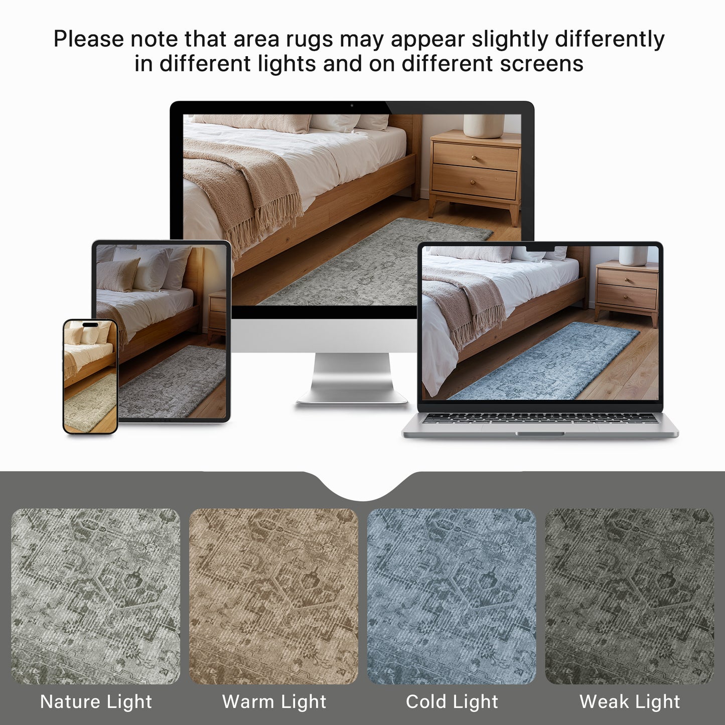 KUETH Kitchen Mats for Floor, Kitchen Rug with Anti Fatigue, Non Slip Washable Kitchen Rug, Set of 2 Kitchen Mat 17"x47"+17"x30", Runner Rug with Waterproof for Bathroon and Bedroom
