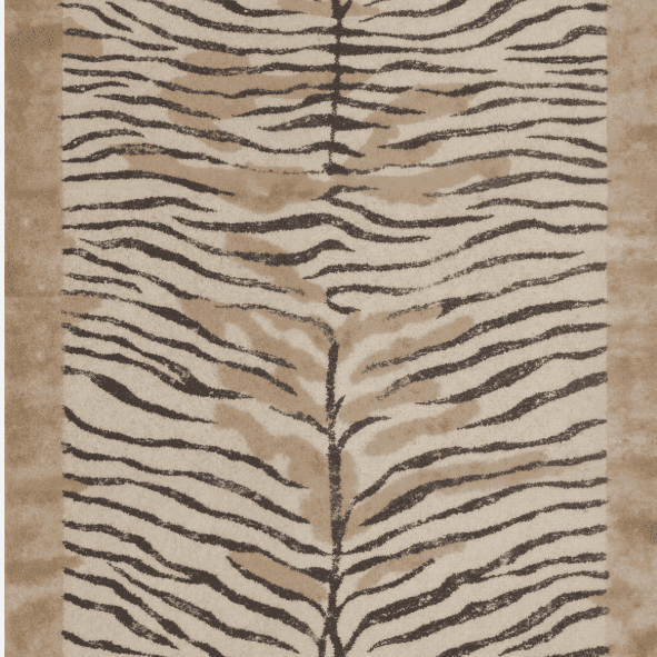 KUETH 8x10 Zebra Area Rugs Machine Washable Rugs for Living Room, Non Slip Flat Pile Rug with Rubber Backing, Modern Rug for Entryway Bedroom Dining Room Home Office