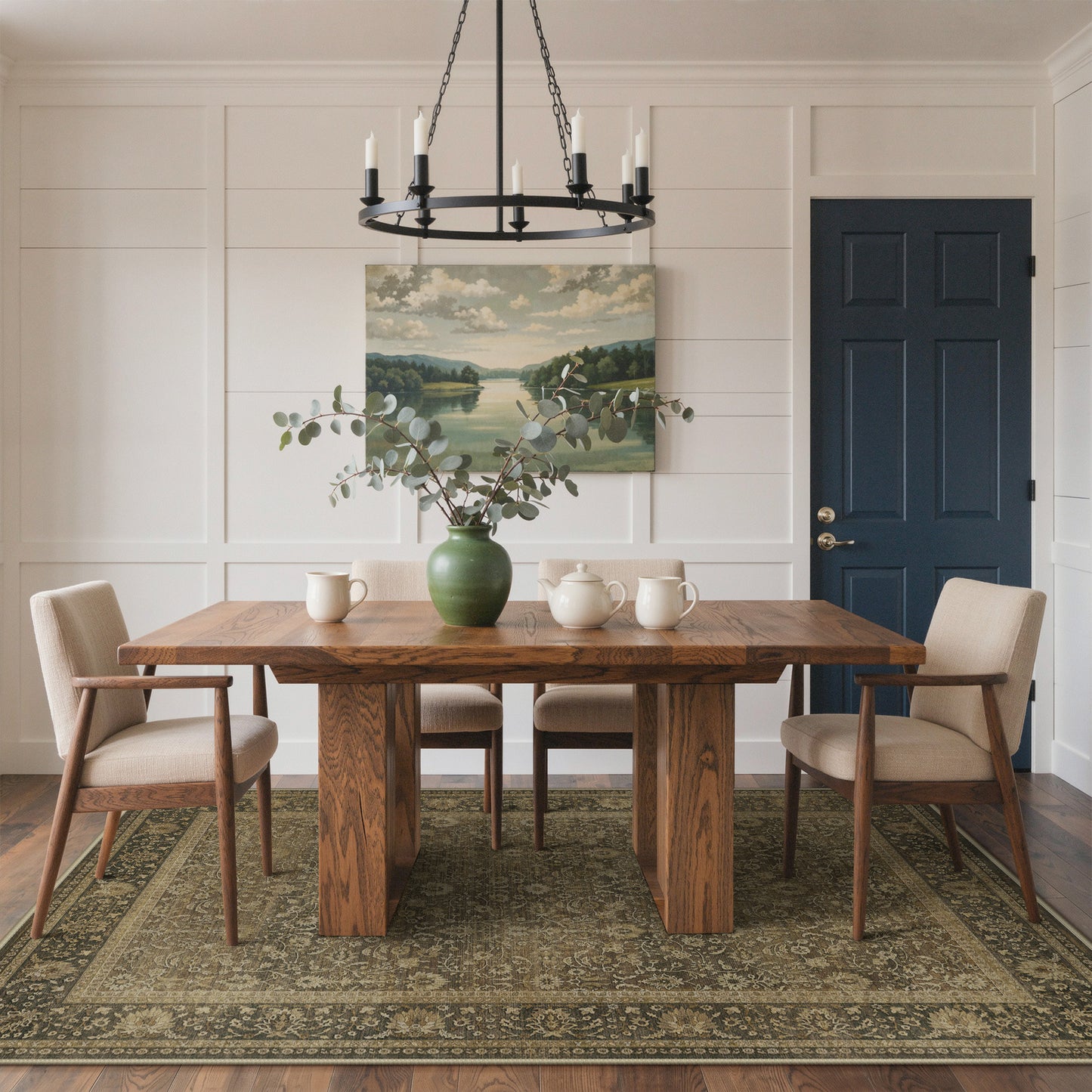 KUETH  Area Rugs Machine Washable Rugs for Living Room, Non Slip Throw Rug with Rubber Backing, Rug for Entryway、Bedroom、Kitchen、Floor and Dining Room