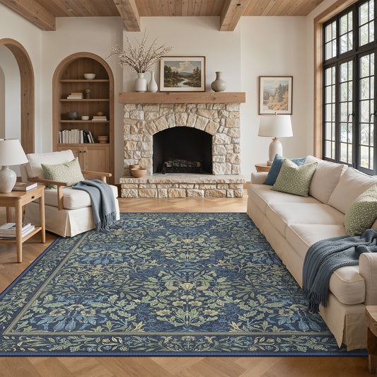 KUETH  Area Rugs Machine Washable Rugs for Living Room, Non Slip Throw Rug with Rubber Backing, Rug for Entryway、Bedroom、Kitchen、Floor and Dining Room