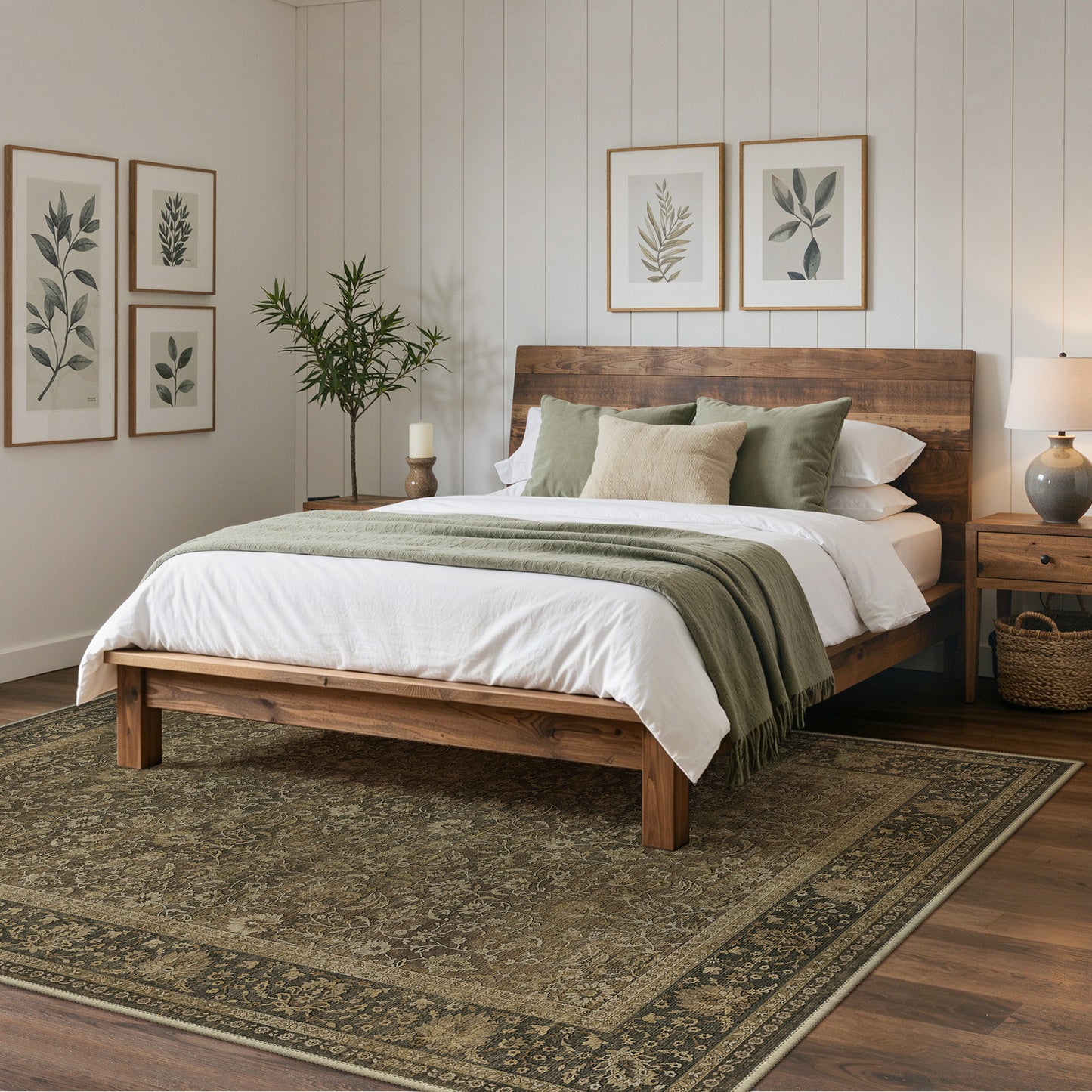 KUETH  Area Rugs Machine Washable Rugs for Living Room, Non Slip Throw Rug with Rubber Backing, Rug for Entryway、Bedroom、Kitchen、Floor and Dining Room
