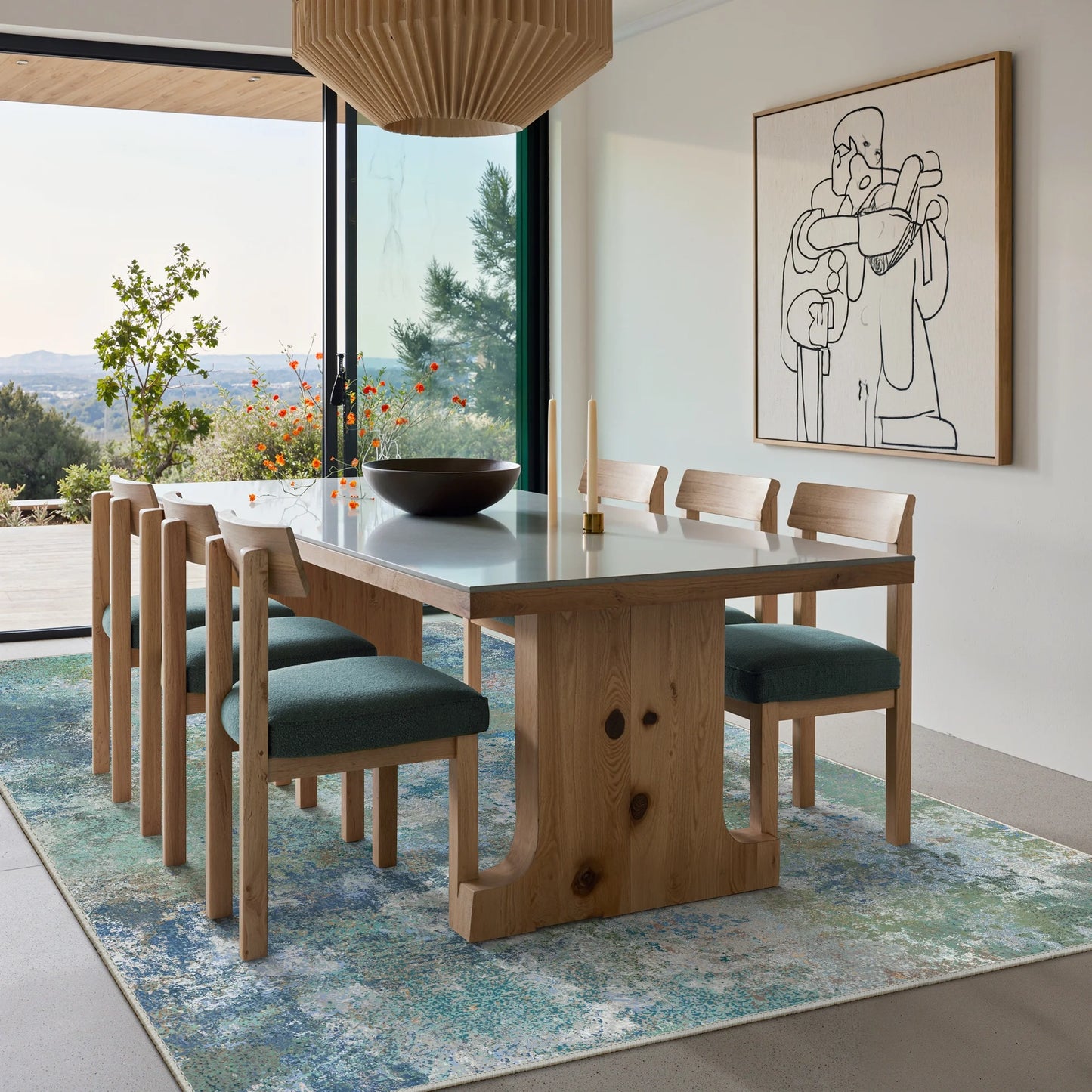 KUETH 5X7 Area Rugs Machine Washable Rugs for Living Room, Non Slip Throw Rug with Rubber Backing, Rug for Entryway、Bedroom、Kitchen、Floor and Dining Room