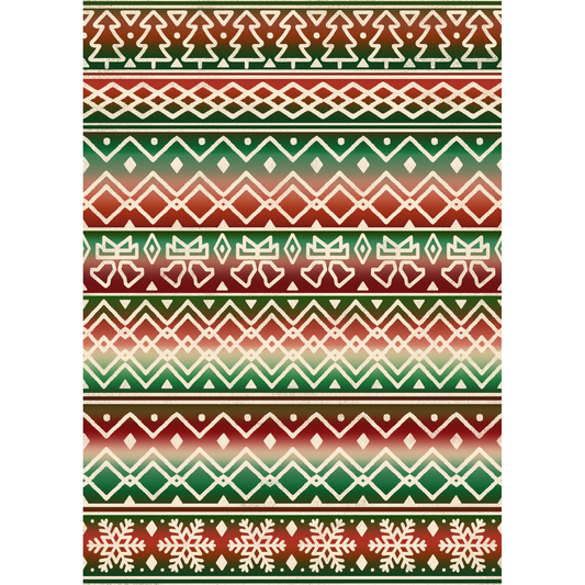 KUETH 3X5 Area Rugs Christmas Rug, Machine Washable Rug, Runner Rug for Livingroom, Printed Christmas Decor, Non Slip Rug, Low Pile for Room