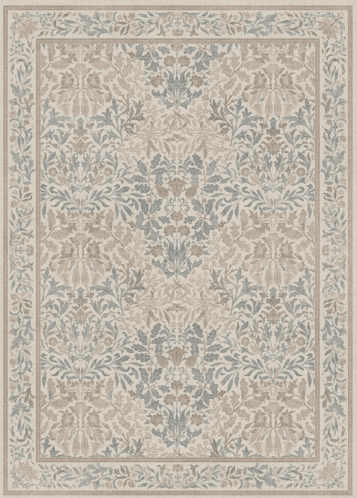 KUETH 8X10 Vintage Area Rugs Machine Washable Rugs for Living Room, Non Slip Flat Pile Rug with Rubber Backing, Boho Rug for Entryway Bedroom Dining Room Home Office