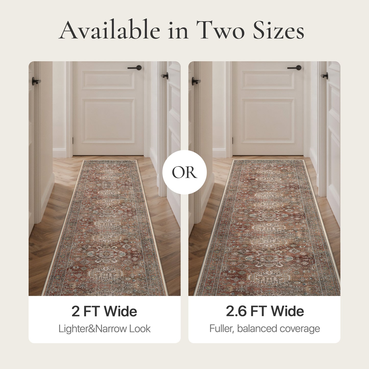 KUETH  Area Rugs Machine Washable Rugs for Living Room, Non Slip Throw Rug with Rubber Backing, Rug for Entryway、Bedroom、Kitchen、Floor and Dining Room