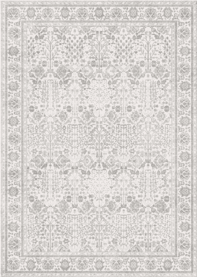 KUETH 8X10 Vintage Area Rugs Machine Washable Rugs for Living Room, Non Slip Flat Pile Rug with Rubber Backing, Boho Rug for Entryway Bedroom Dining Room Home Office