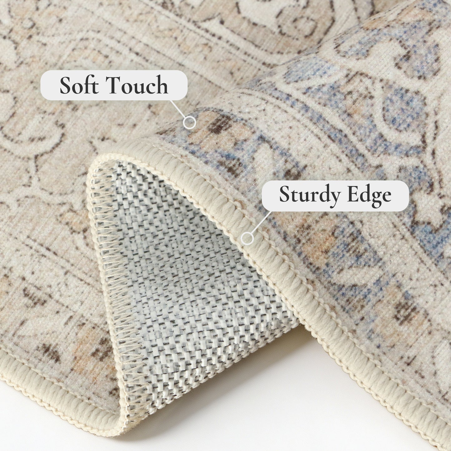 KUETH Protective Flooring Office Chair Mat for Hardwood Floor and Tile Floor, Heavy Duty Desk Chair Mat for Carpets, Anti Slip Office Floor Mats for Rolling Chairs, Low Pile Under Desk Rug