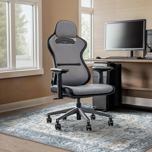 KUETH Protective Flooring Office Chair Mat for Hardwood Floor and Tile Floor, Heavy Duty Desk Chair Mat for Carpets, Anti Slip Office Floor Mats for Rolling Chairs, Low Pile Under Desk Rug