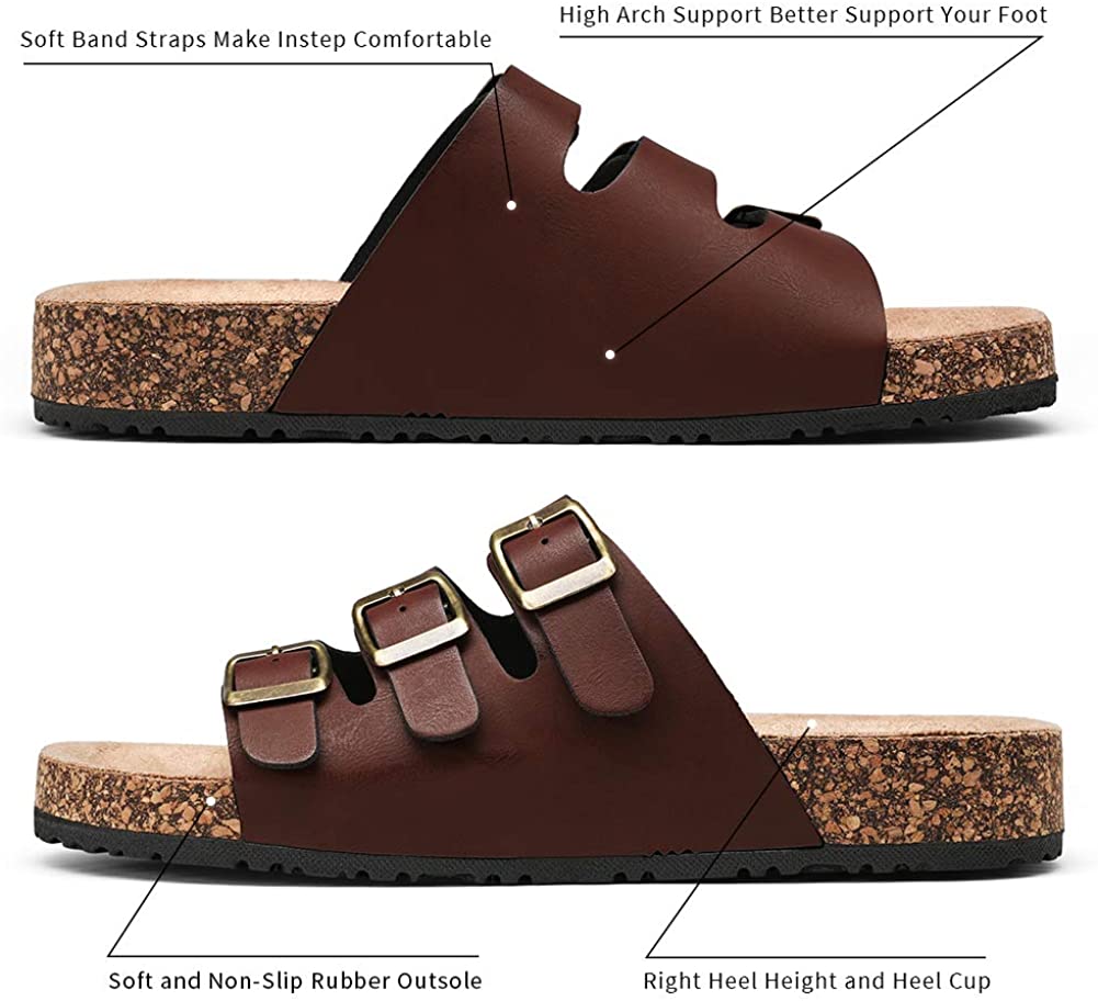 Women's Three Band Slip-on Outdoor Casual Slippers | Jeossy