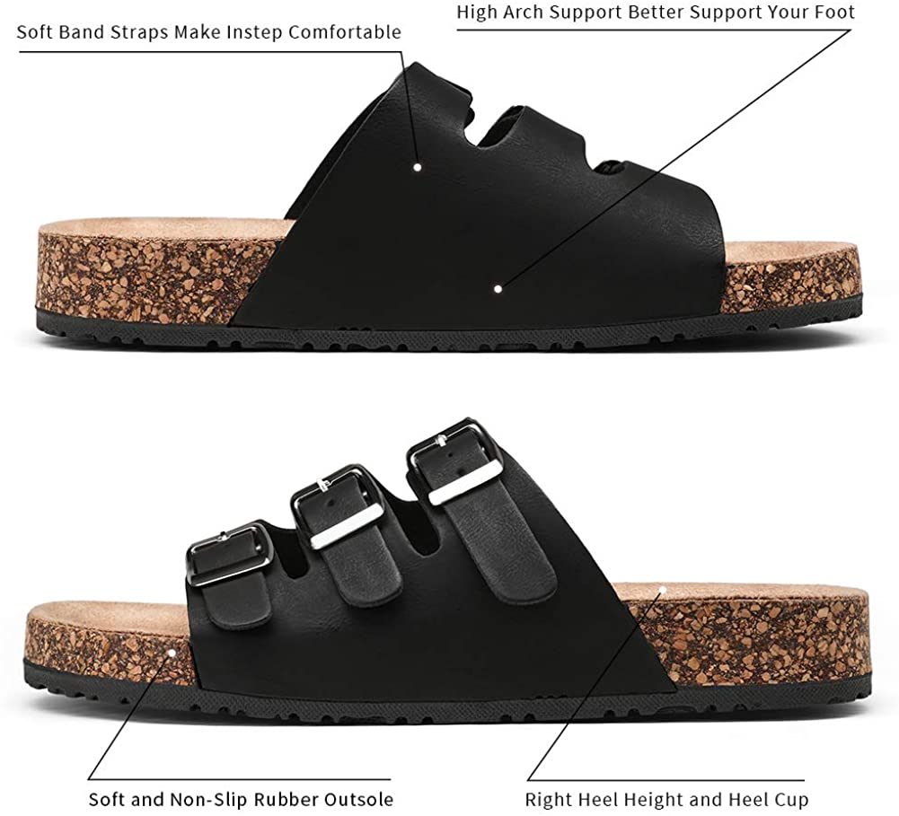 Women's Three Band Slip-on Outdoor Casual Slippers | Jeossy