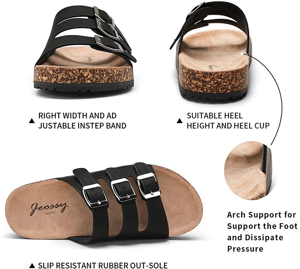 Women's Three Band Slip-on Outdoor Casual Slippers | Jeossy