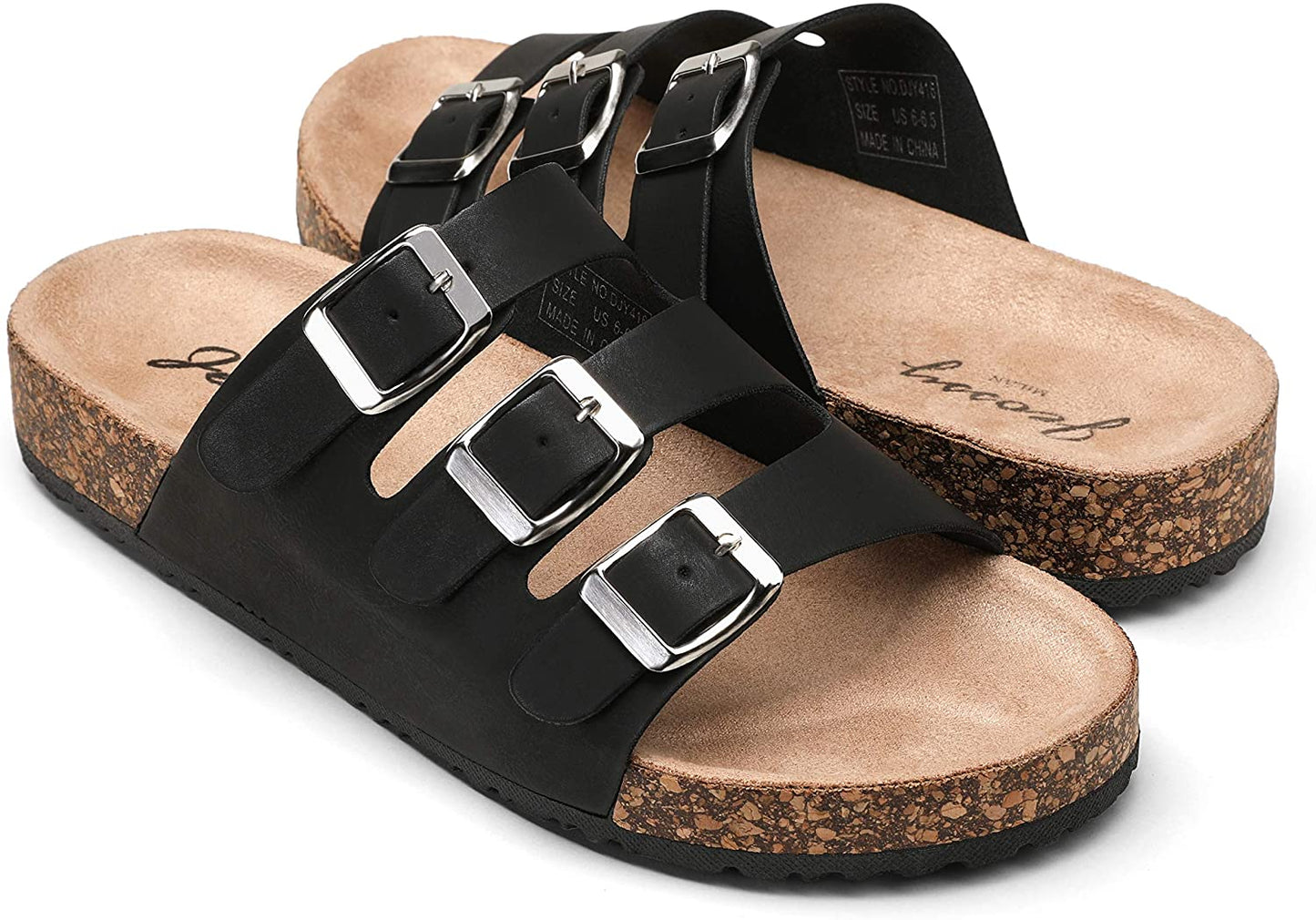 Women's Three Band Slip-on Outdoor Casual Slippers | Jeossy